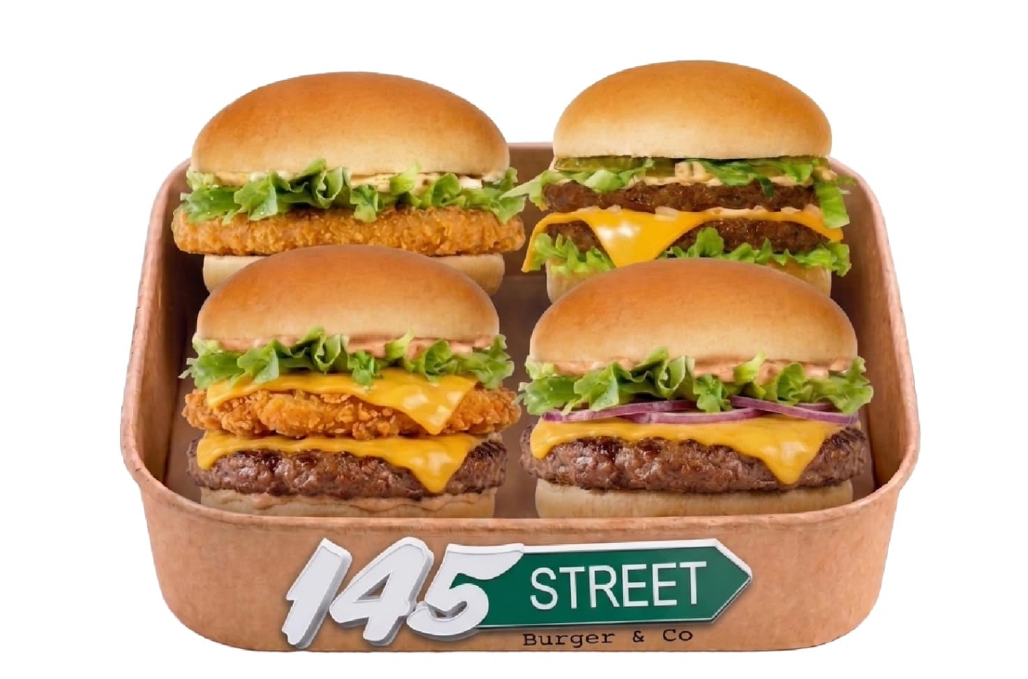 La Burger Box smart ( 4 burgers au choix)